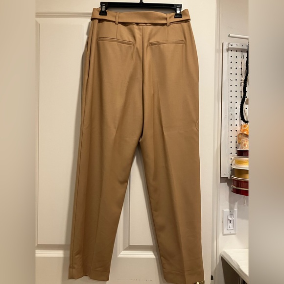 NWT Hobbs of London Cropped Harrietta Camel Trousers - Picture 3 of 7